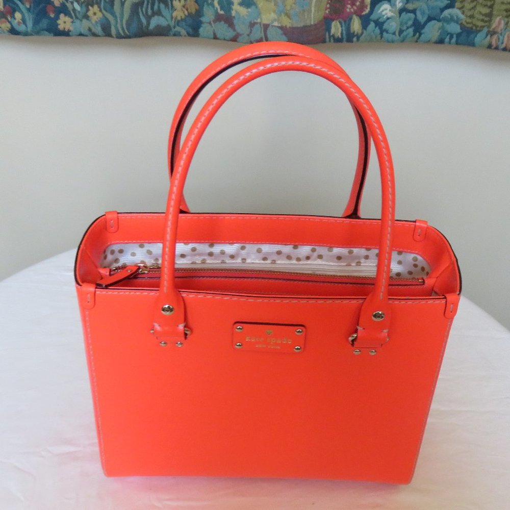 Kate Spade leather top handle satchel